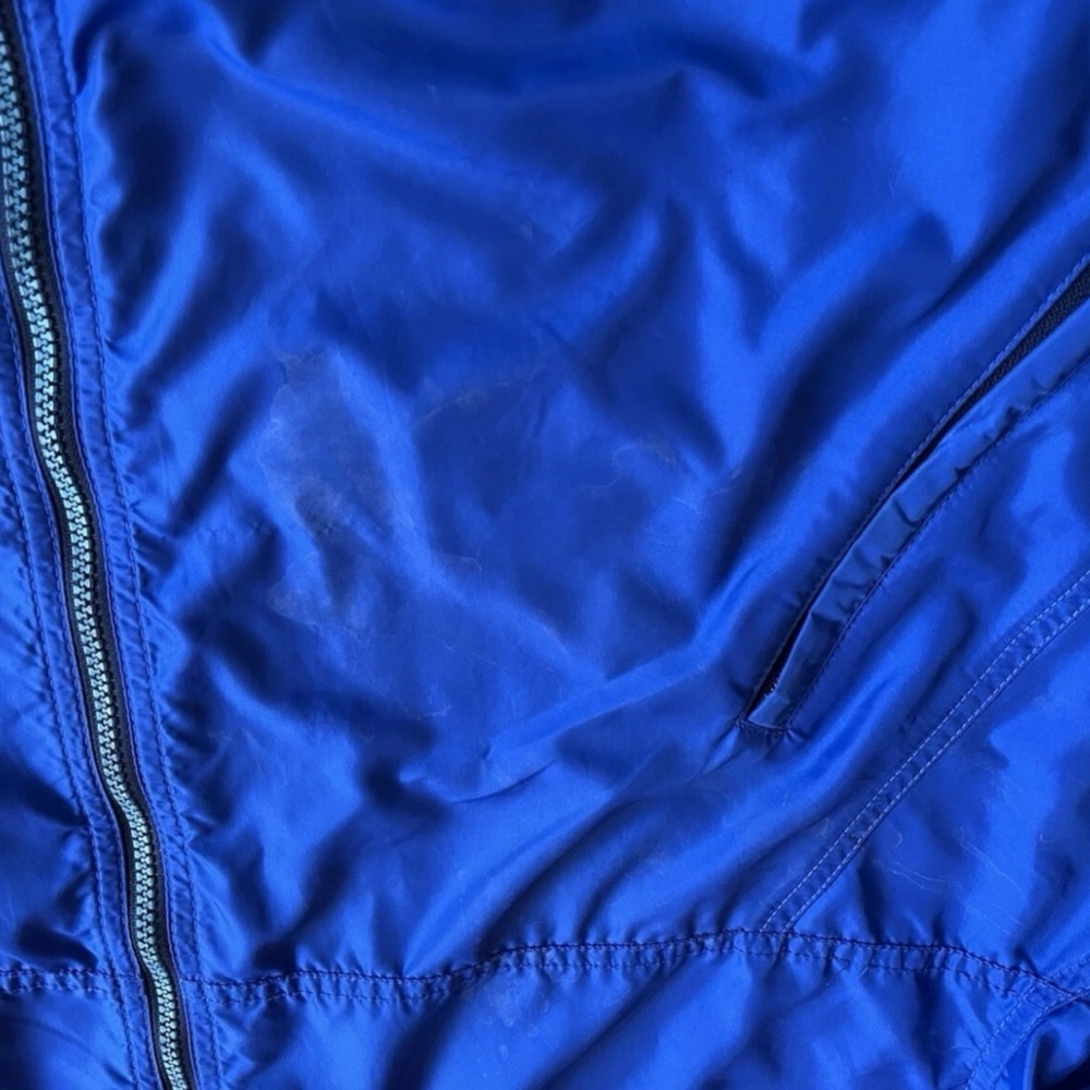 VTG 1980s Patagonia XL Nylon Fleece Lined Bomber Jacket Blue Made in USA READ - Picture 15 of 16